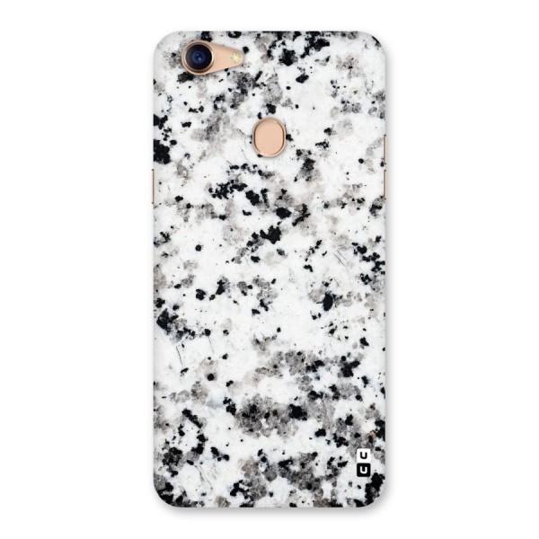 Charcoal Spots Marble Back Case for Oppo F5 Youth